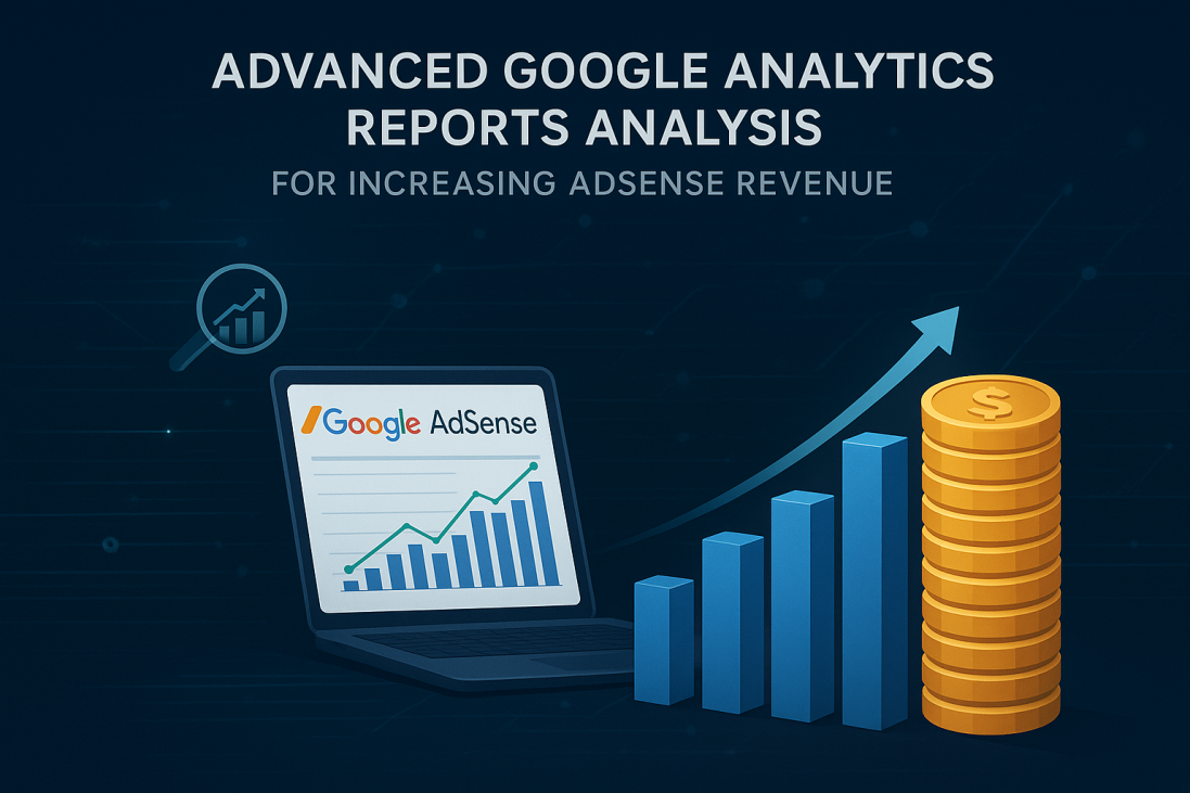 آنالیز گزارش‌های پیشرفته گوگل آنالیتیکس برای افزایش درآمد ادسنس -
