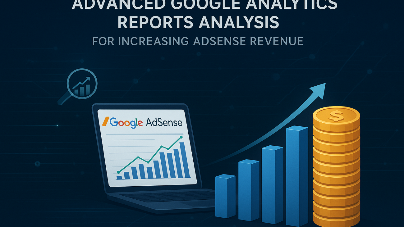 آنالیز گزارش‌های پیشرفته گوگل آنالیتیکس برای افزایش درآمد ادسنس -