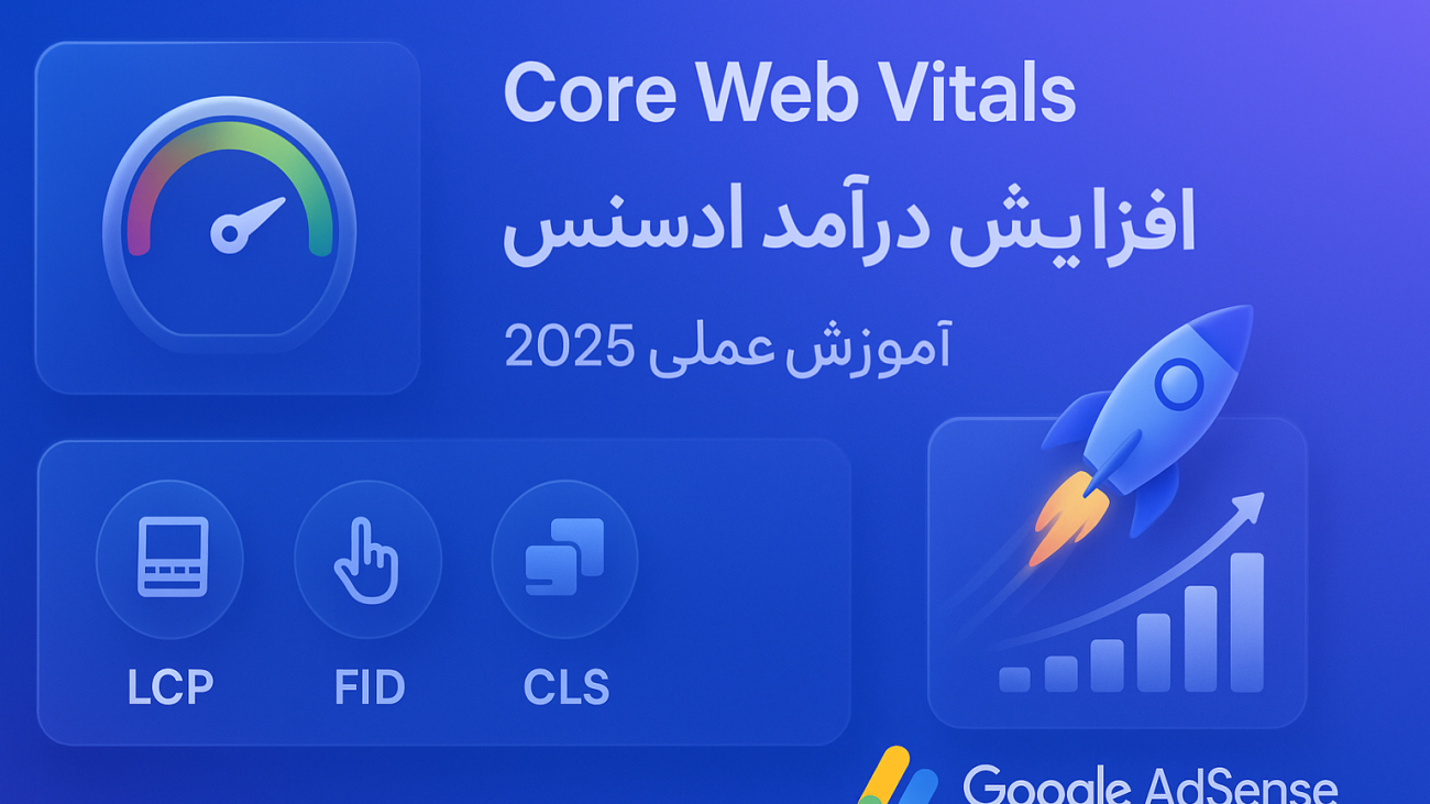 بهینه‌سازی Core Web Vitals برای گوگل ادسنس - راهنمای عملی ۲۰۲۵